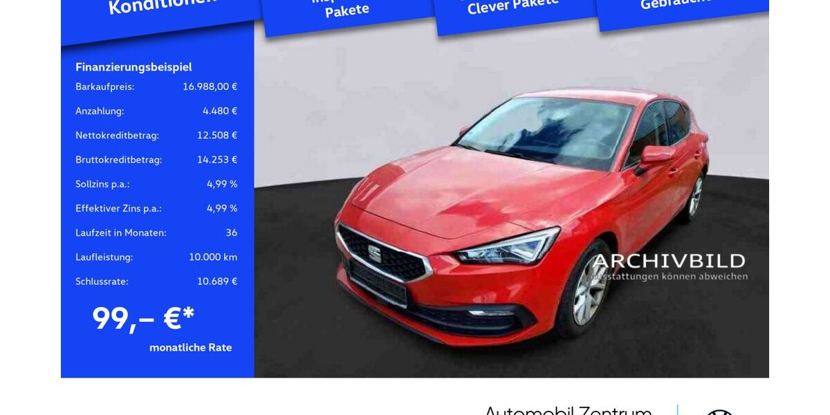 Seat Leon 52.000 km 16.988 € Leverkusen 51379