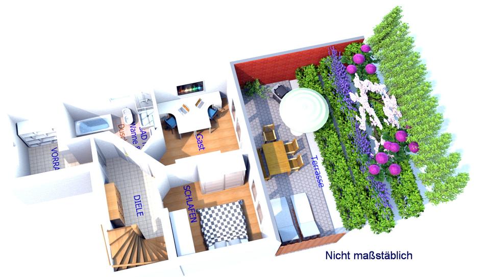 Maisonettenwohnung Nörvenich - 3 Zimmer, 105 m&sup2;, 880&euro; | Angebot:25084533