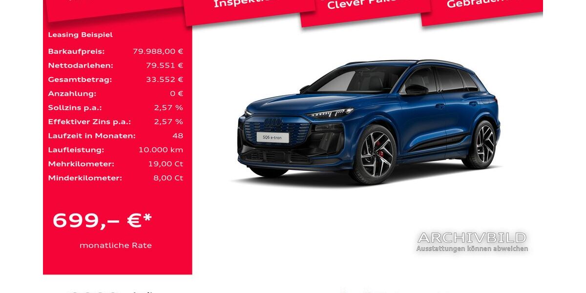 Audi SQ6 e-tron 16.527 km 79.988 € Leverkusen 51373