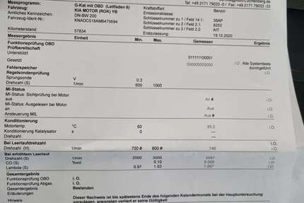 Kia Rio 58.000 km 11.000 € Leverkusen 51371