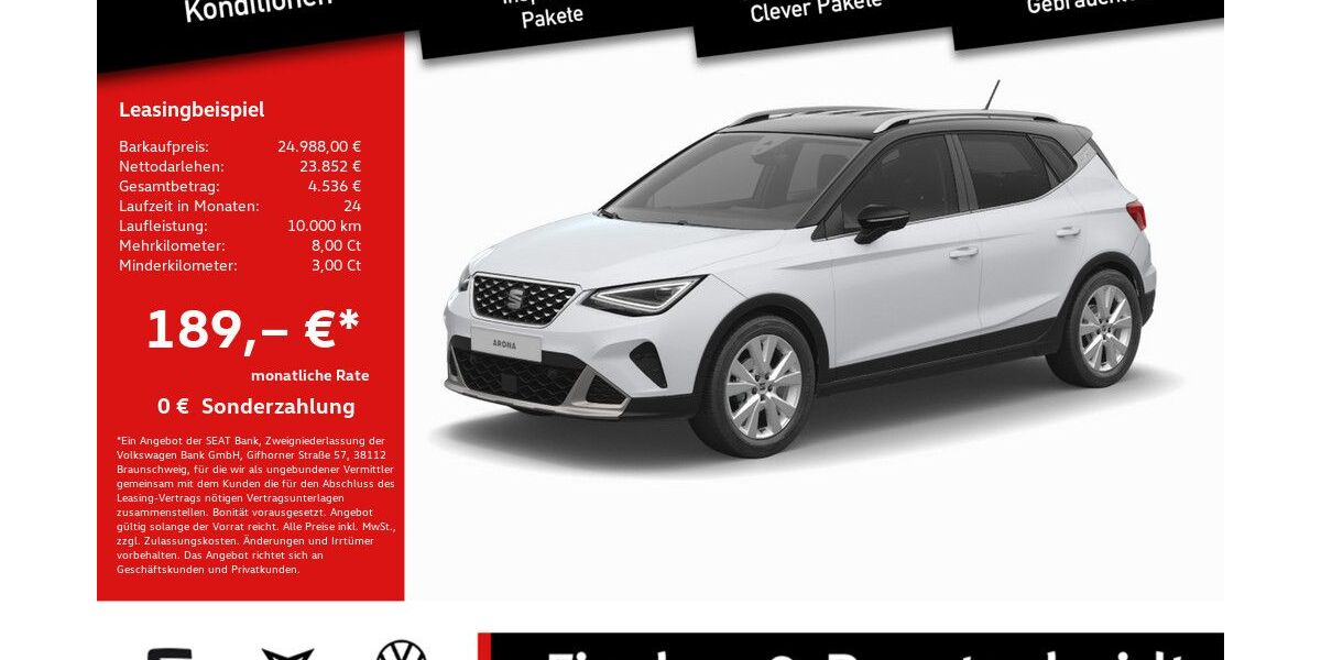 Seat Arona 14.420 km 24.988 &euro; Lohmar 53797