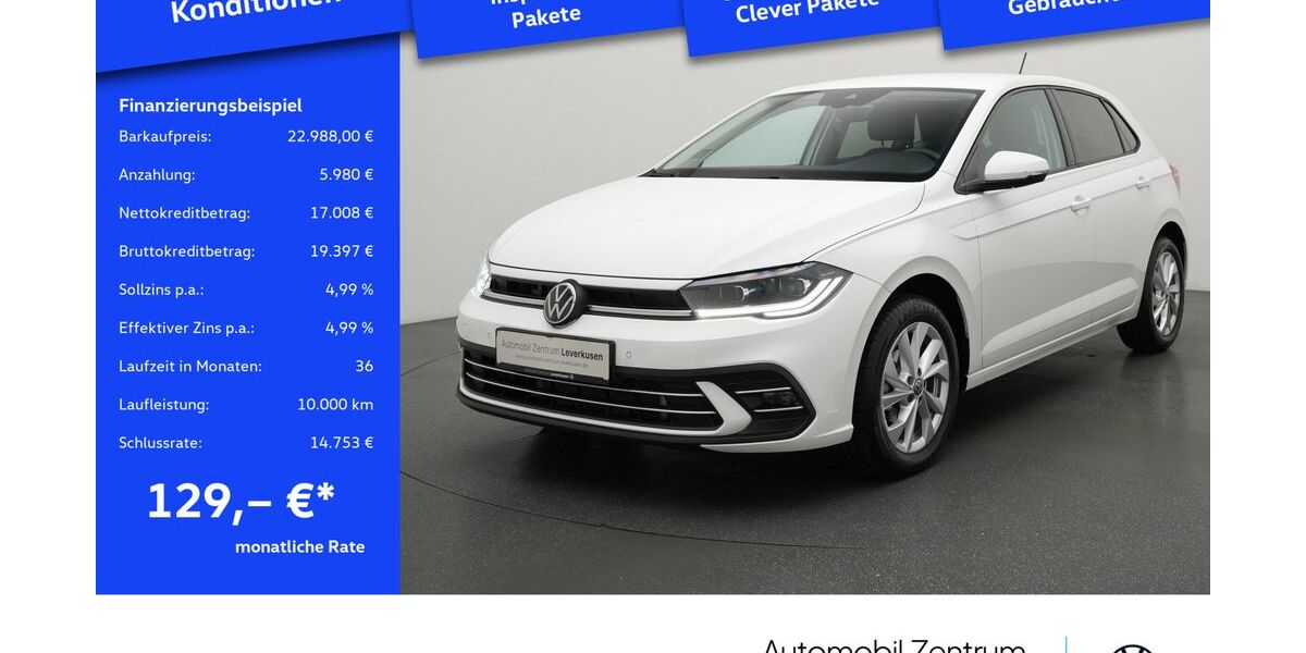 VW Polo 6.873 km 22.988 &euro; Leverkusen 51379