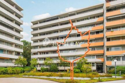 Geräumige 3-Zimmer-Wohnung im Hochparterre mit Loggia und Einbauküche 3 zimmer