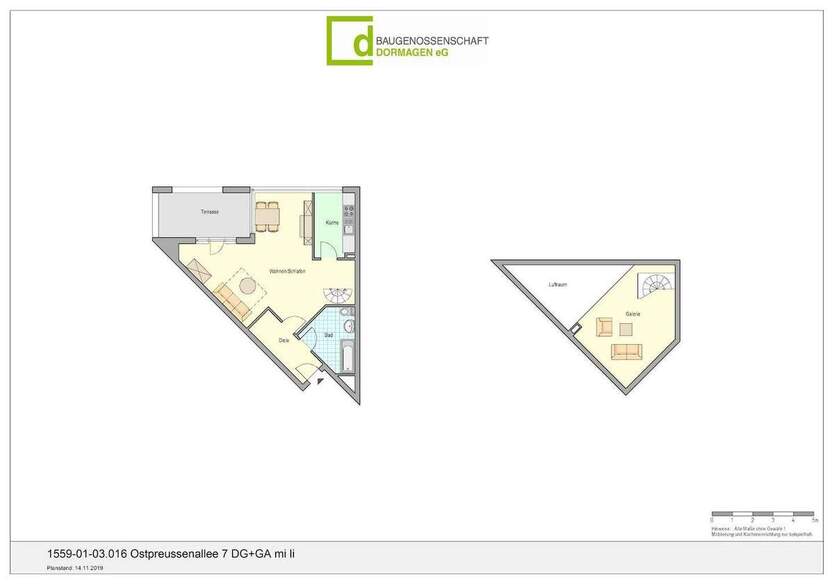 2-Zimmer-Maisonette Wohnung nähe der Innenstadt 2 zimmer
