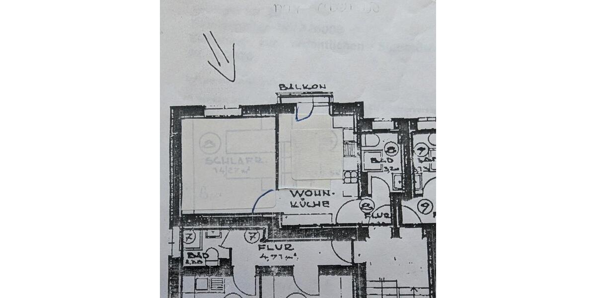 Etagenwohnung Köln Nippes - 1.5 Zimmer, 32 m&sup2;, 125.000&euro; | Angebot:26322375