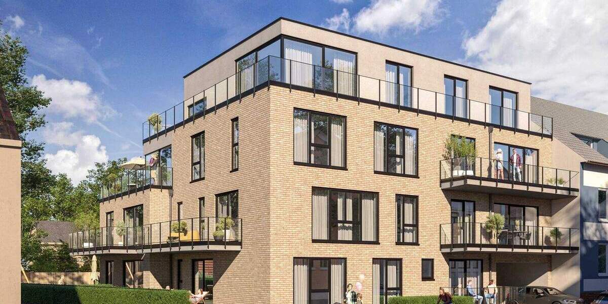 Pompöse Dachterrasse & elegante 4-Zimmerwohnung im NEUBAU, nahe der Schlebuscher City! 4 zimmer