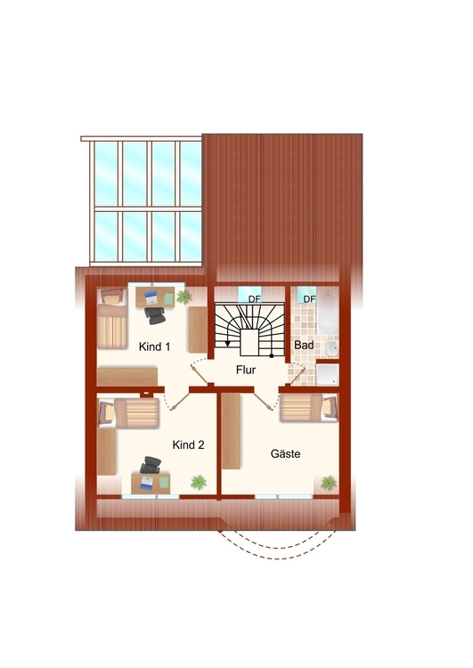 Stilvoll wohnen auf zwei Etagen – Maisonette-Wohnung mit 6 Zimmern, 2 Balkonen und Wintergarten in Hürth-Gleuel!