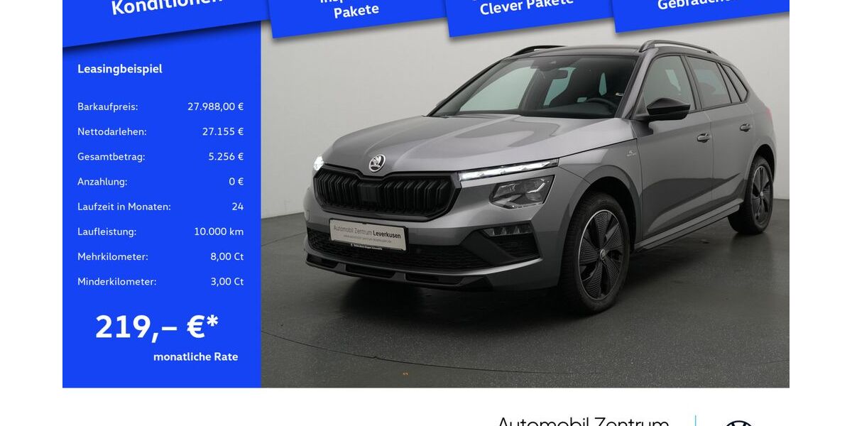 Skoda Kamiq 19.979 km 27.480 € Leverkusen 51379