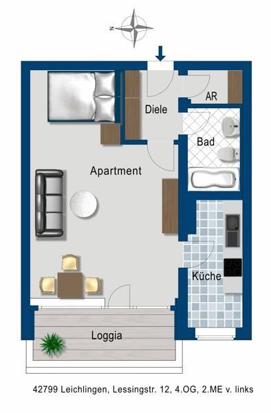 Gemütliche 1-Zi.-Wohnung mit Balkon! zimmer