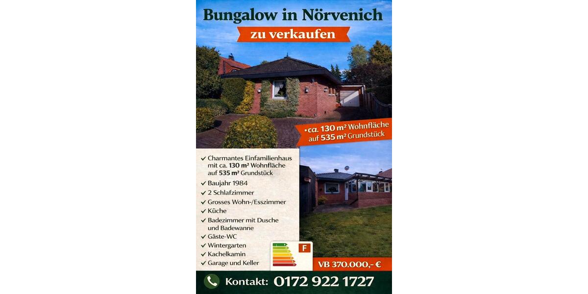 Bungalow Nörvenich - 370.000&euro; | Angebot:25265924