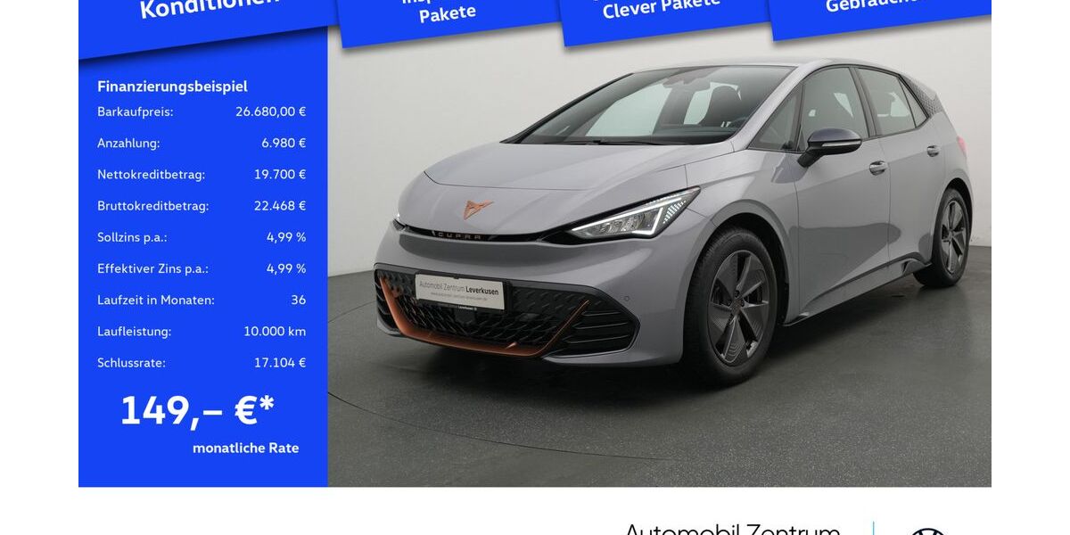 Cupra Born 18.274 km 26.380 &euro; Leverkusen 51379