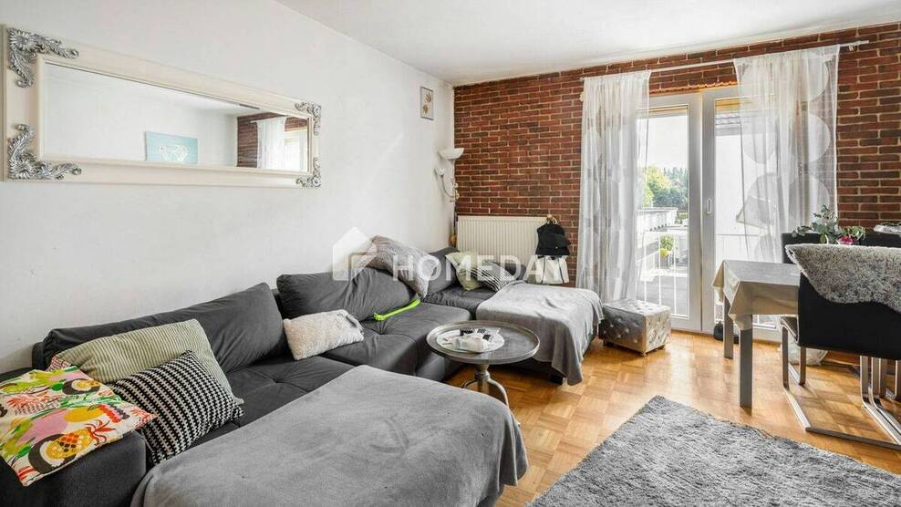Helle 3-Zimmer-Wohnung mit Balkon, Garage und Tageslichtbad 3 zimmer