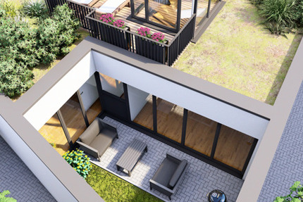 Exklusiver Neuausbau! Großzügige Wohnung mit Terrasse & Dachterrasse im Kwartier Latäng! - WE 7 3 zimmer