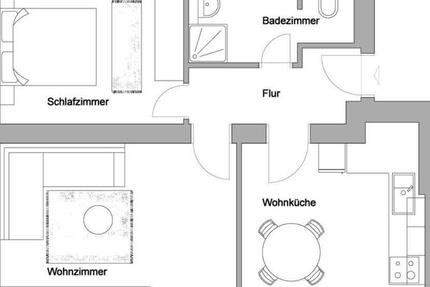 Wunderschöne Altbauwohnung mit hohen Decken und großen Fenstern 2 zimmer