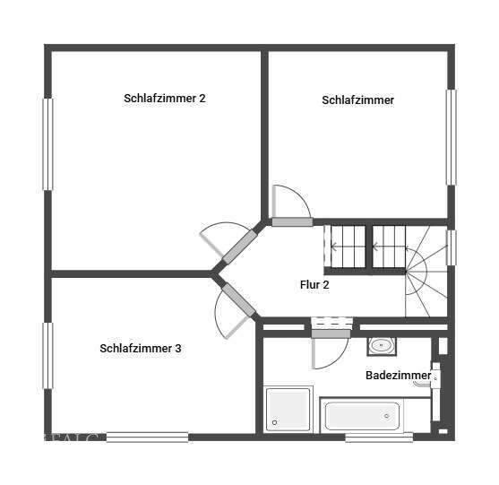 Etagenwohnung Bonn Geislar - 5 Zimmer, 165 m&sup2;, 599.000&euro; | Angebot:25629857