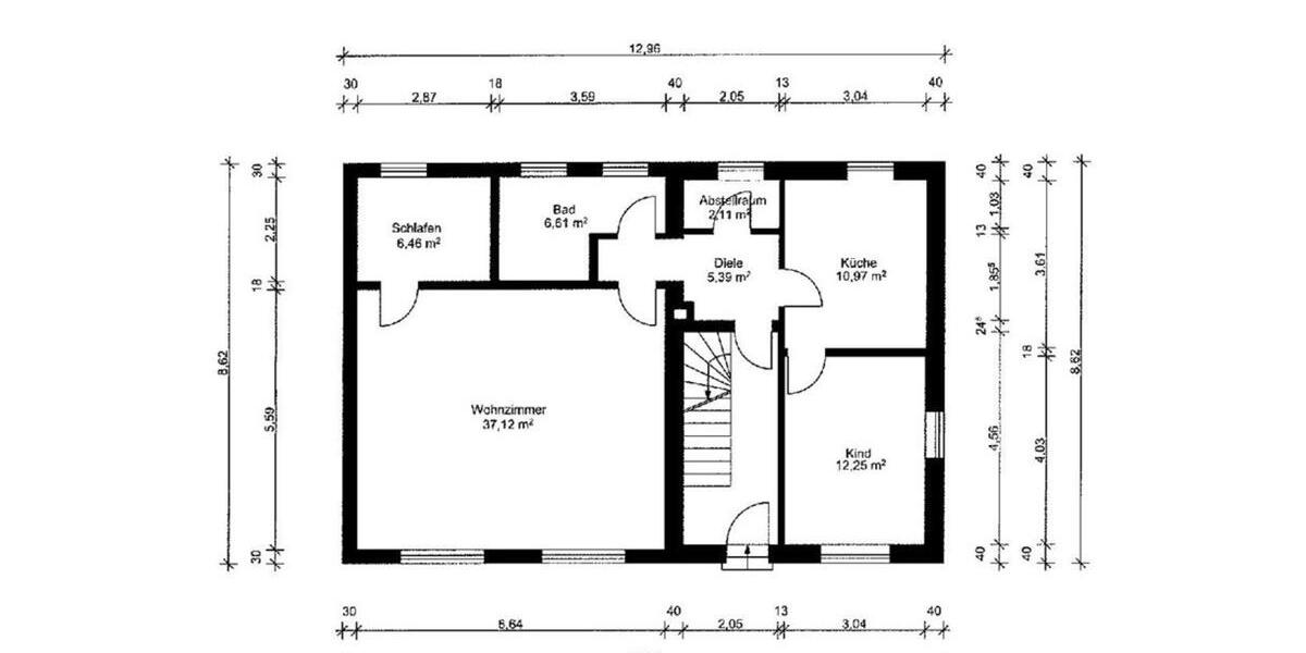 Erdgeschosswohnung mit EBK und Gartennutzung 3 zimmer