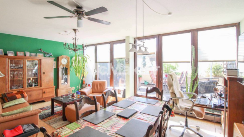 Terrassen-Wohnung in grüner Zentrumslage 2 zimmer