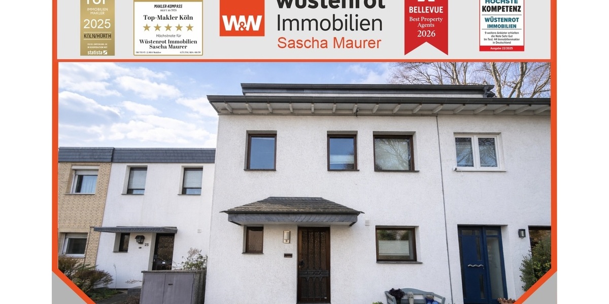 Mit 3D: Reihenhaus für kleine und große Träume – Ihr neues Familienzuhause in ruhiger Lage von Köln-Heimersdorf - Reihenmittelhaus Köln Heimersdorf | Angebot:25269337