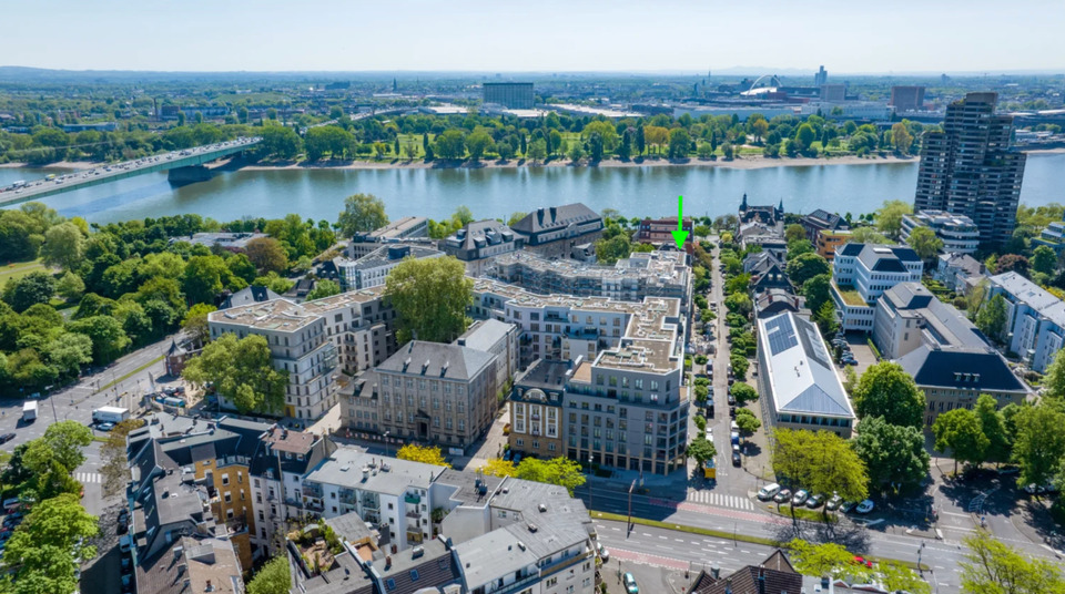 Exklusive teilmöblierte 2-Zimmer Neubauwohnung - 150m zum Rhein zimmer