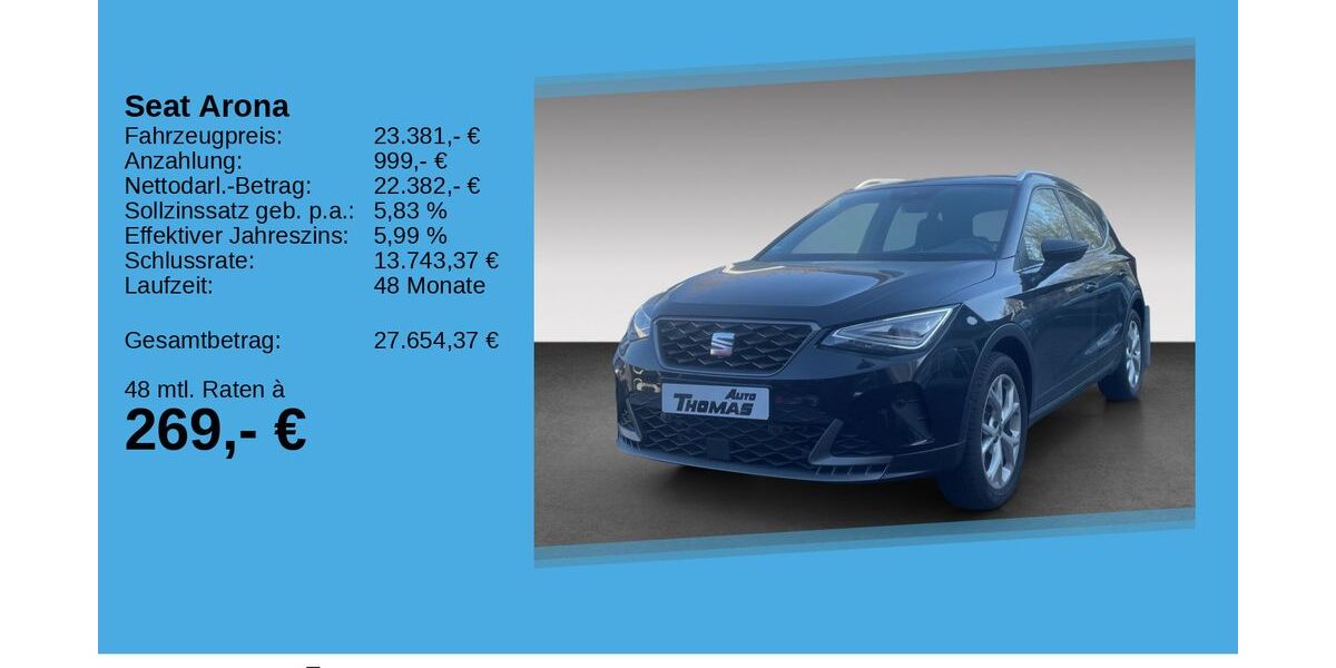 Seat Arona 18.570 km 23.380 &euro; Bonn 53227