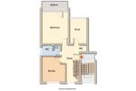 Große 3.Zimmer-Maisonette Wohnung 3 zimmer