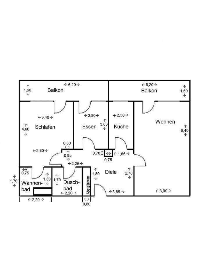 3 Z.-Wohnung, 89 m², Bezirk Köln-Lindenthal 325.000 €