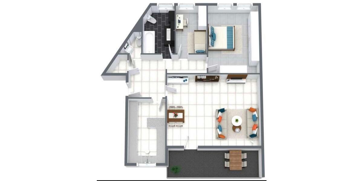 Etagenwohnung Troisdorf - 4 Zimmer, 100 m&sup2;, 267.000&euro; | Angebot:25419514