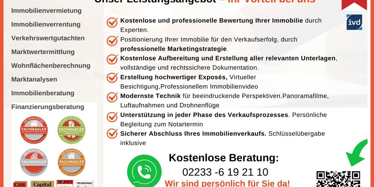 Mit 3D-Rundgang: Ein- bis Zweifamilienhaus in Köln mit weiterem Grundstück - Einfamilienhaus Köln Porz | Angebot:26952538