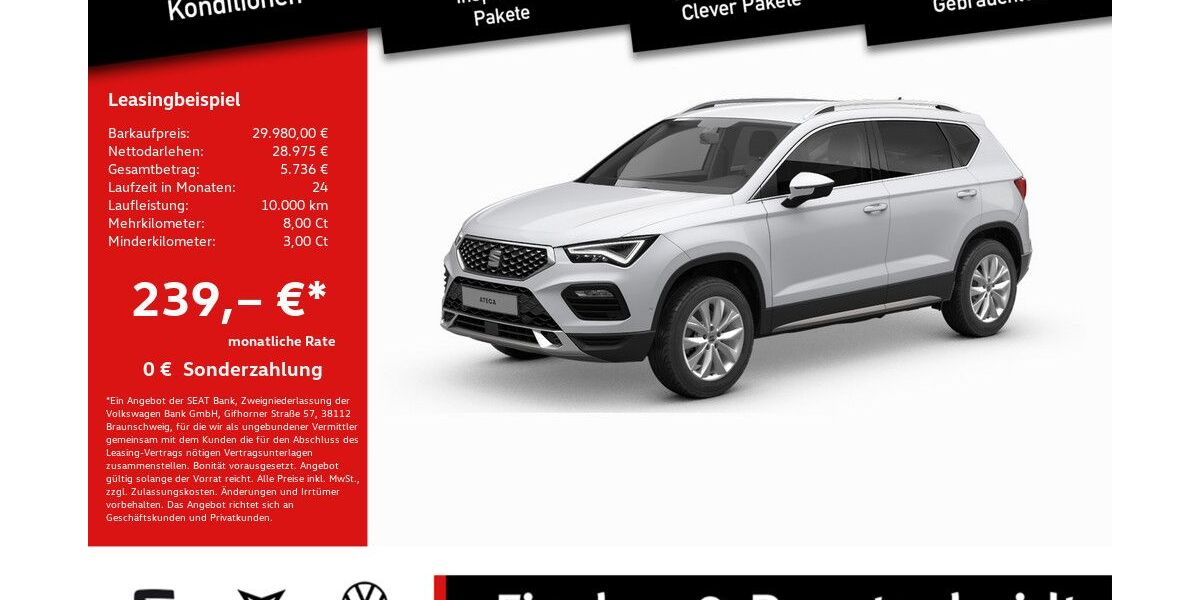 Seat Ateca 23.582 km 29.980 &euro; Lohmar 53797