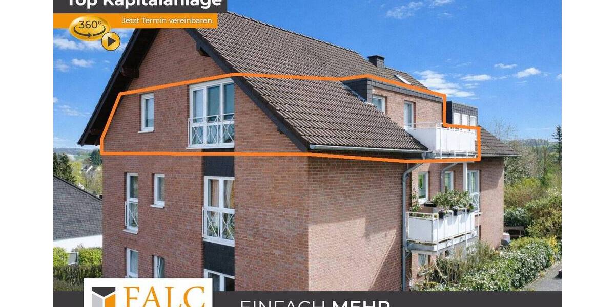 Etagenwohnung Hennef (Sieg) Hennef - 3 Zimmer, 69 m&sup2;, 269.000&euro; | Angebot:26291196