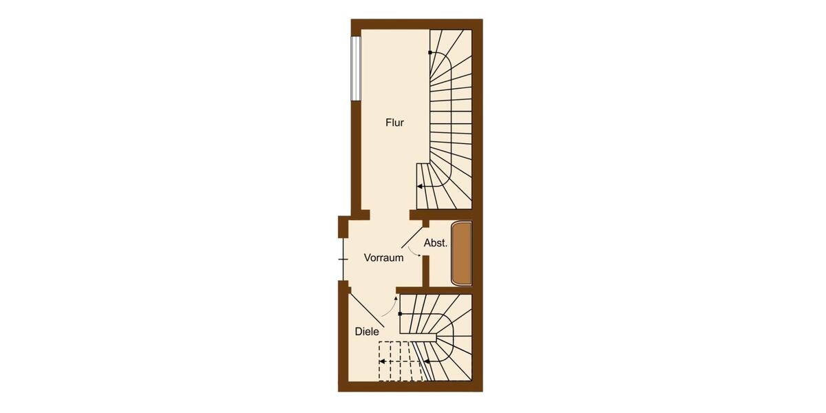 Dachgeschoßwohnung Niederkassel - 2 Zimmer, 63 m&sup2;, 239.000&euro; | Angebot:26056558