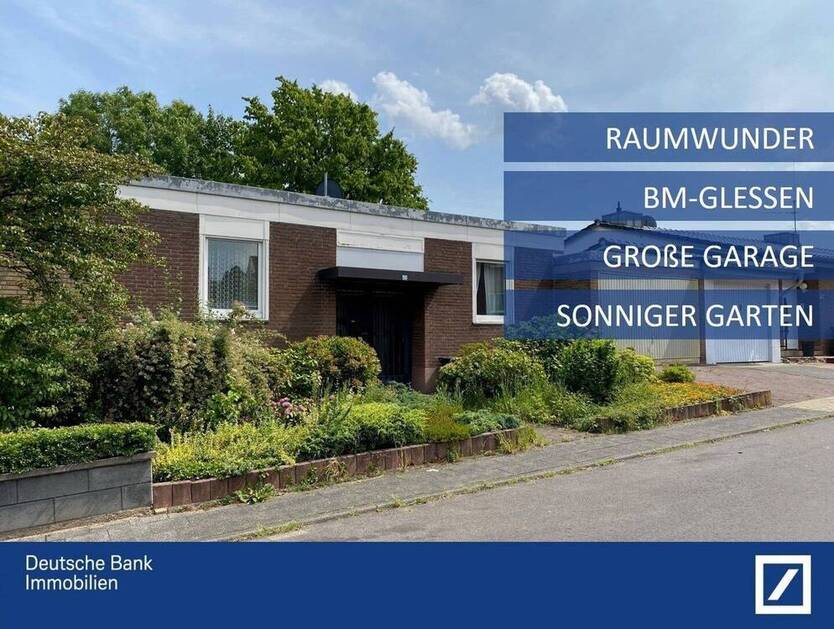 +++ RAUMWUNDER in GLESSEN - renovierungsbedürftige DHH mit Garage