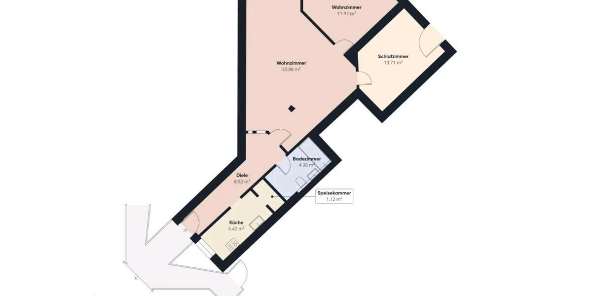 Etagenwohnung Frechen - 3 Zimmer, 83 m&sup2;, 269.000&euro; | Angebot:26130275