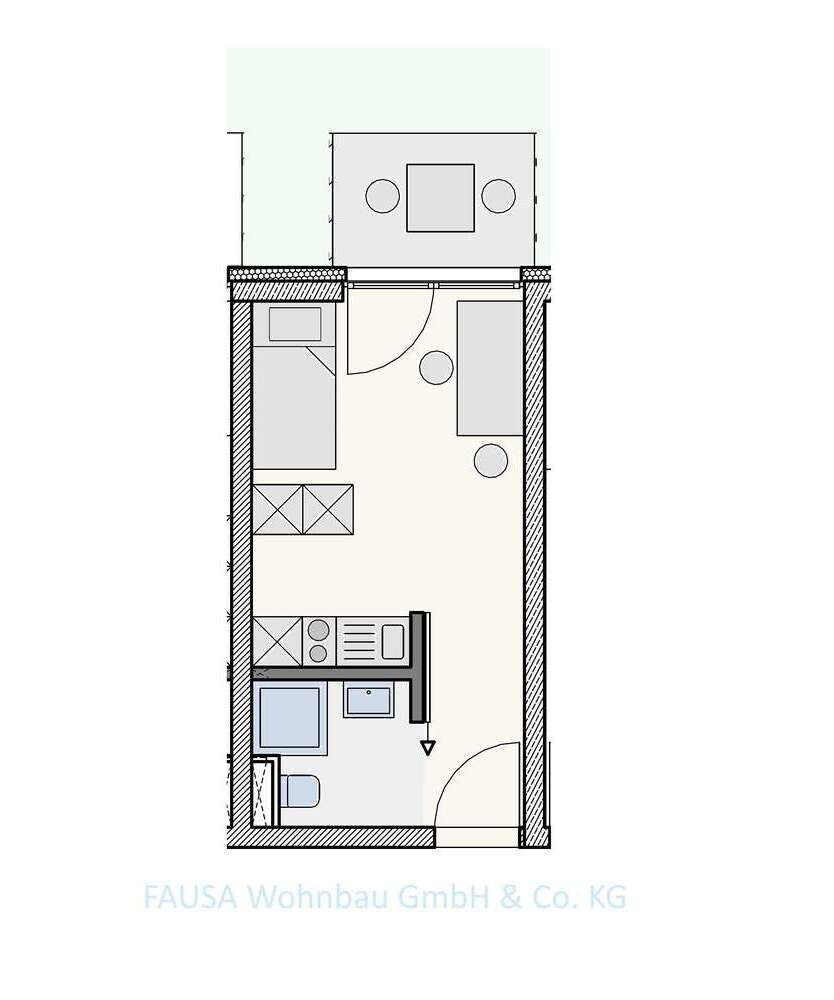 Wohnung zum Mieten in Bonn 450 € 20.37 m²
