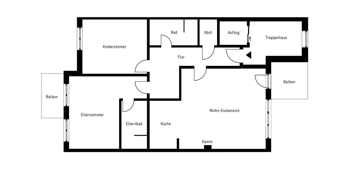 Etagenwohnung Hilden Forstbach - 3 Zimmer, 110 m&sup2;, 1.590&euro; | Angebot:26364638