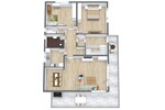 neu renovierte Wohnung am Ortsrand mit Fernblick