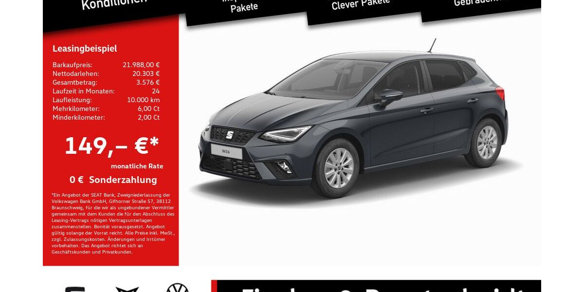 Seat Ibiza 21.779 km 21.988 &euro; Lohmar 53797