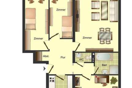 Wohnung zum Mieten in Sankt Augustin 819 € 88 m²