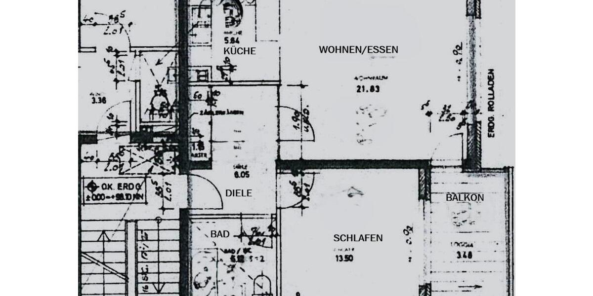 Waldrandlage von Frechen-Königsdorf - gut geschnittene 2,5-Zimmer Wohnung mit Balkon - Etagenwohnung Frechen Königsdorf | Angebot:25874456