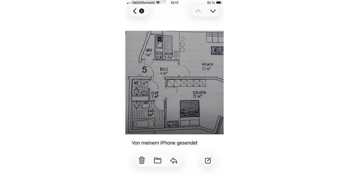Etagenwohnung Köln Nippes - 2 Zimmer, 62 m&sup2;, 275.000&euro; | Angebot:26412231