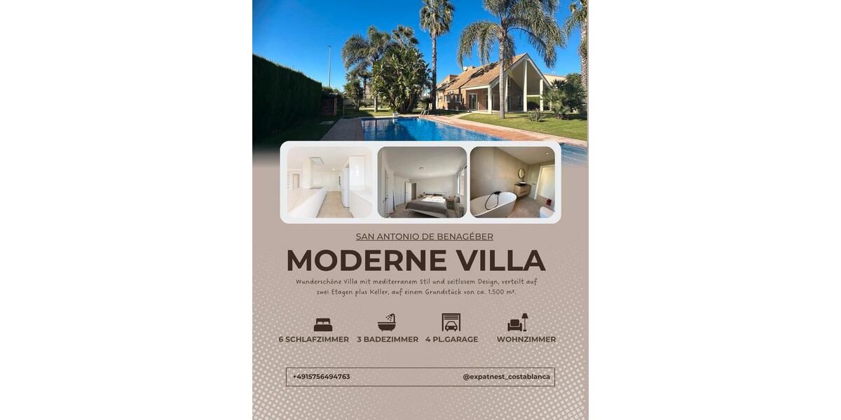 Moderne Villa in Valencia 7 zimmer