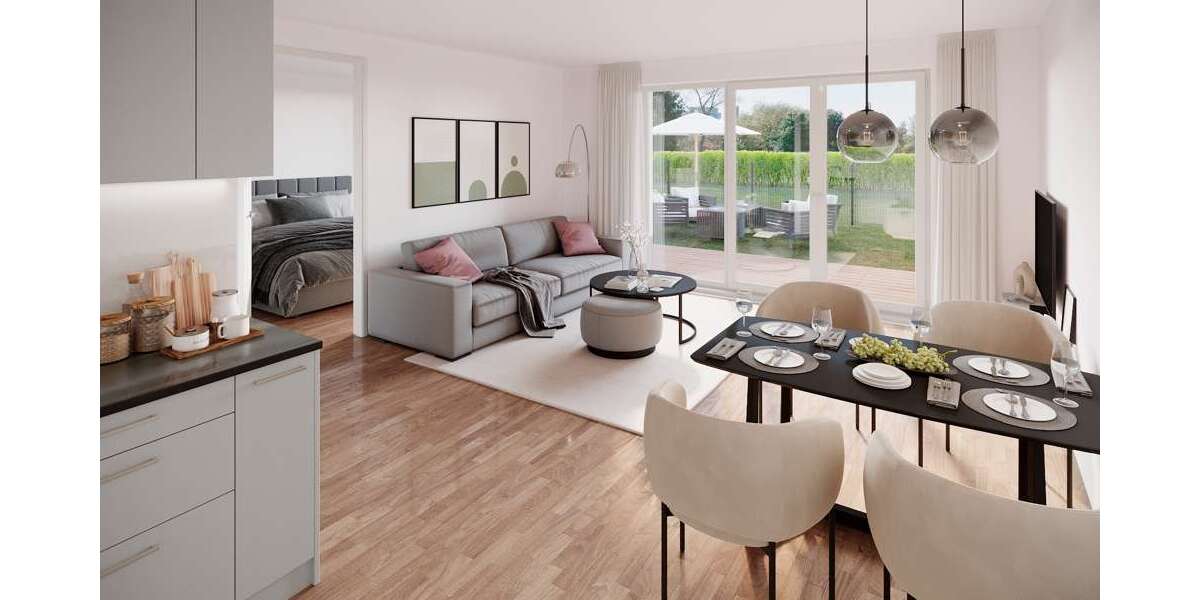 Etagenwohnung Bedburg / Kaster Kaster - 2 Zimmer, 57 m&sup2;, 289.500&euro; | Angebot:24918533