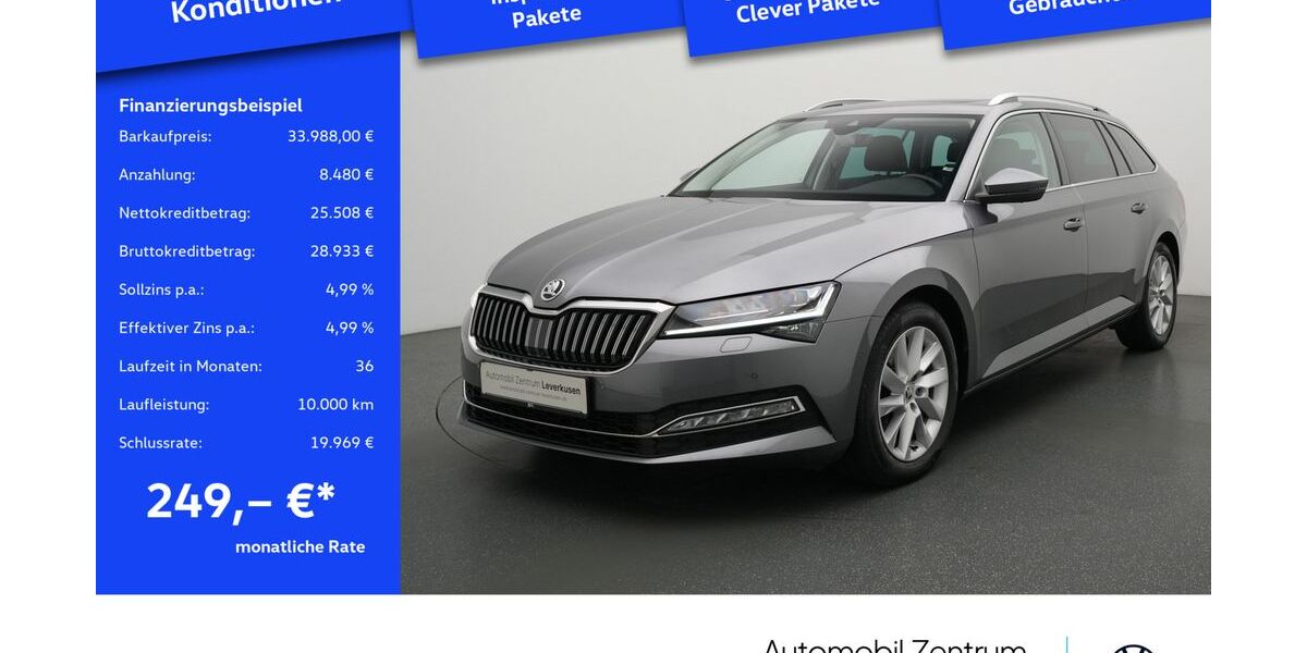 Skoda Superb 45.522 km 33.988 € Leverkusen 51379