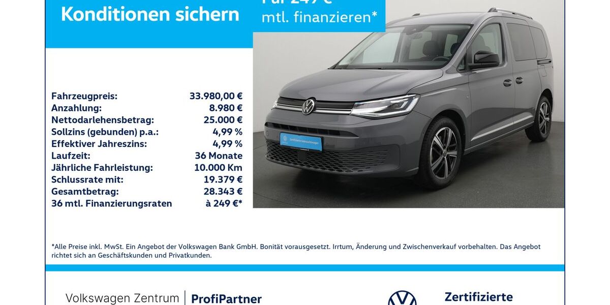 VW Caddy 12.705 km 33.480 &euro; Leverkusen 51379