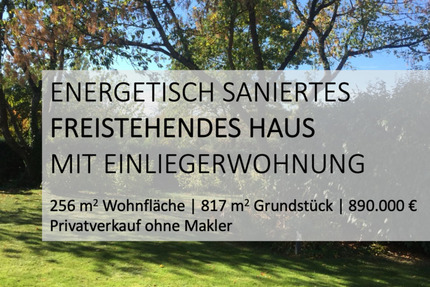 Freistehendes Haus mit EinliegerWohnung - Energieklasse B