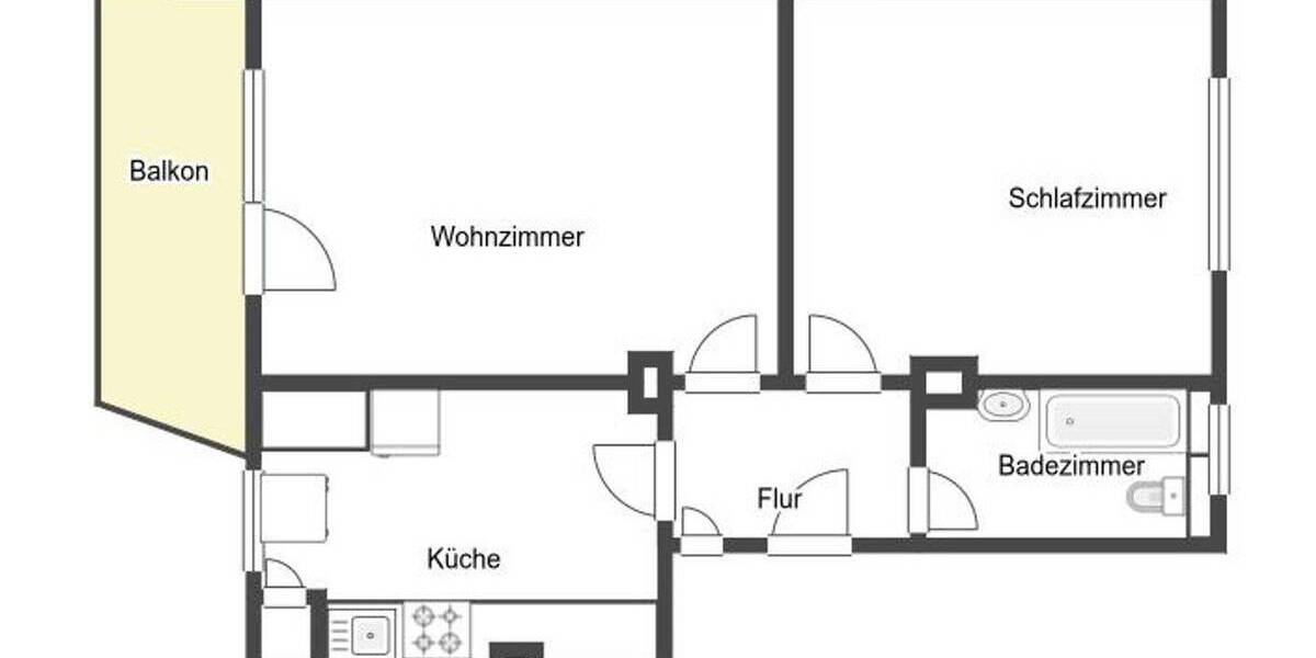 Etagenwohnung Köln Sürth - 2 Zimmer, 64 m&sup2;, 249.000&euro; | Angebot:26808446
