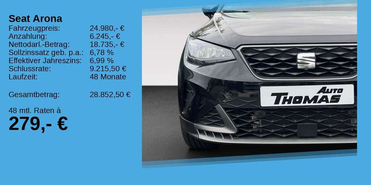 Seat Arona 3.498 km 24.980 &euro; Hennef 53773