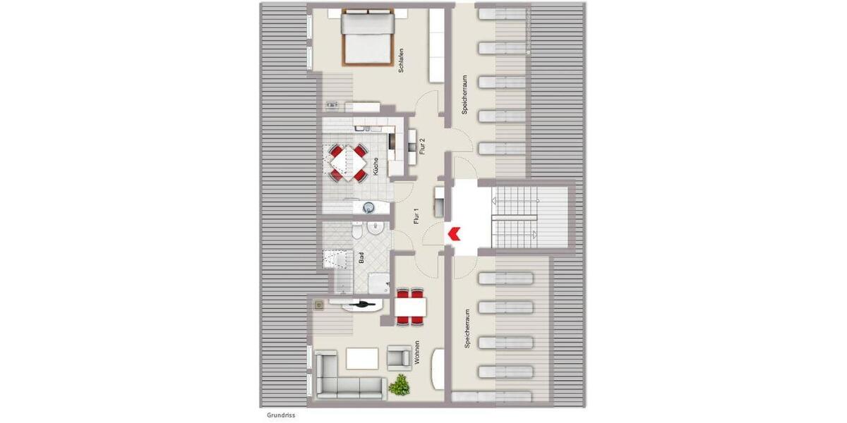 Schöne DG Wohnung im Herzen von Langenfeld 2 zimmer