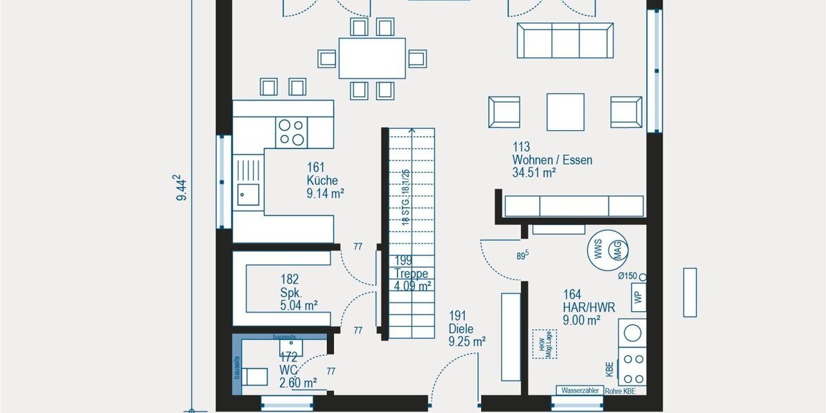 Individuell geplantes Einfamilienhaus - Flexibilität trifft Qualität! - Einfamilienhaus Odenthal | Angebot:27352001
