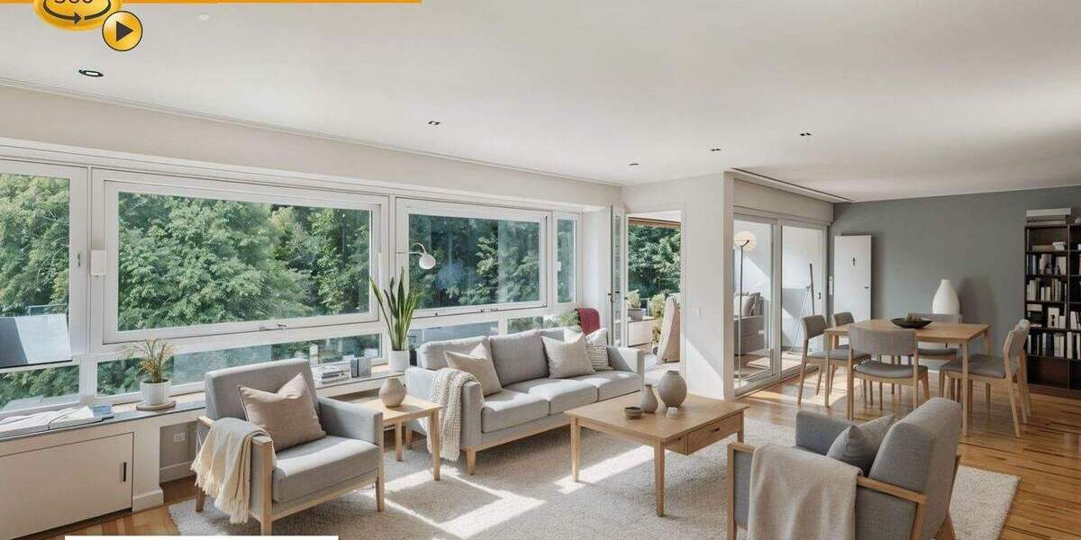 Schöne helle Wohnung direkt am Stadtwald! 2 zimmer